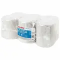 Рулонные бумажные полотенца LAIMA H1 UNIVERSAL 200 м, 1 слой, серые, комплект 6 рулонов 112502