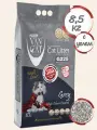 Van Cat Комкующийся наполнитель с активированным углем, без пыли, 10 л, пакет (Grey), 8,5кг 8.5 кг