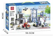 Конструктор Сити Полицейская станция LXA481 совместим с лего (LEGO)