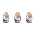 SILVER Губка-блеск Premium, антистатик, с дозатором силикона, черный, 6мл, 3 шт