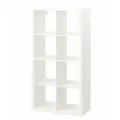Стеллаж модульный Фора Fora 8 ячеек, 77х147х38, белый