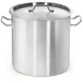 Котёл, 30 л, d 35 см, h 32 см, металлическая крышка, тройное дно, индукция, нержавеющая сталь