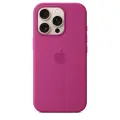 Чехол оригинальный для Apple iPhone 16 Pro Silicone Case Fuchsia, с поддержкой беспроводной зарядки, фуксия