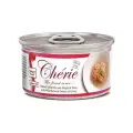 Влажный корм для кошек Pettric Cherie Signature Gravy, смесь из хлопьев желтоперого и полосатого тунца с кусочками дикого лосося в подливе, 80 г х 24 шт