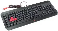 Клавиатура A4Tech Bloody Q100 черный USB Multimedia for gamer (Q100 USB)