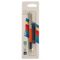 PARKER Набор перьевой ручки F60 с двумя картриджами, 1 мм, 2096881
