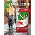 Сухой корм Farmina N&D PRIME (Фармина) для взрослых кошек, курица с гранатом, 10 кг