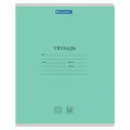 Тетрадь 12 л. BRAUBERG классика NEW частая косая линия, обложка картон, зеленая, 105694, 60 шт, 105694