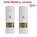 Электрическая мельница Huohou для перца и соли, battery white 2pcs