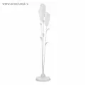 Торшер напольный BayerLux «Лепесток», 3×15 Вт, E27, белый, 28×28×153 см
