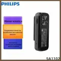Philips SA1102 Memoryless Sports Running MP3 Player, Supports Memory Card, FM Radio Recording, Black