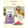 AVANCE holistic Полнорационный сухой корм для взрослых собак крупных пород с ягнёнком, индейкой и бурым рисом, 10 кг