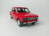 Коллекционная машинка игрушка металлическая Жигули ВАЗ 2106 для мальчиков масштабная модель 1:24 красный