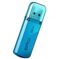 Флешка Silicon Power Helios 101 64 ГБ, 1 шт., лазоревый