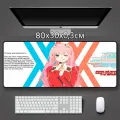 Коврик для мыши в стиле Аниме любимый во Франксе, Zero Two #07. 80x30x0.3см