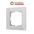 Рамка из стекла на 1 пост Werkel Favorit W0011117, цвет дымчатый