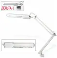 Светильник Дельта 1 настол. на струбцине с дросселем 11Вт с лампой КЛЛ G23 бел. Трансвит 127