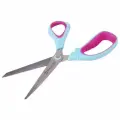 Ножницы Brauberg Extra 3D 190мм, асимметричные ручки, остроконечные, ребристые вставки, бирюзово-фиолетовые, 12шт. (236452)