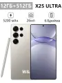 Смартфон W&O X25 Ultra 12+512 GB, телефон андроид, Android 14, IPS, 6.8, 12 ГБ, 512 ГБ