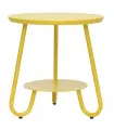 Столик журнальный stian, D50 см, желтый