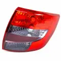 Фонарь Лада Гранта, Гранта ФЛ седан правый красно-тонированный, задний корпус и рассеиватель РусФар