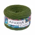 Пряжа ARACHNA Sling 100% хлопок 150 г 50 м №56 защитный