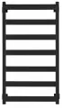 Полотенцесушитель Secado Комано 1 100x50 L (левый), электрический, черный матовый