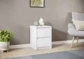 Тумба Айден ТБ06-400, Белый/Белый ЛДСП с ящиками, для гостиной, спальни 400х400х540, 1 шт