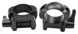 Кольца крепления прицела 25,4 Вивер, стальные - повышенной прочности, небыстросъемные