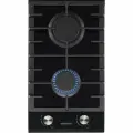 Варочная панель газовая Nordfrost HM 3023 B, мощность 3400 Вт, автоматический электророзжиг, газ-контроль, черная