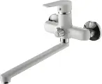Смеситель Ammore A4703-C, для ванны и душа, гибкий монтаж, цинковый корпус