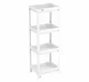 Стеллаж Sheffilton SHT-SS25-4 белый Размеры: Высота 1000мм Глубина 280мм Ширина 365мм