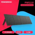 POWERWIN PWS110 Складная солнечная панель 110 Вт ETFE IP65 Серия / Параллельный КПД 24% Прочный регулятор напряжения Быстрый выход QC RV