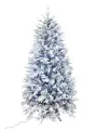 Ель Greenlandya зеленая заснеженная 1072 LED ламп холодный белый цвет 3,0 м