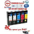 Чернила для HP GT51/GT52 комплект 5x100мл краска для принтеров DeskJet 5810 5820, Ink Tank 115 116 118 310 315 318 319, Wireless 410 415 418 419, Smart Tank 450 455 457 500 510 515 530 610 615