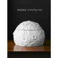 Шкатулка Луна Moony, белая, искусственный камень, лак, 11х8.5 см