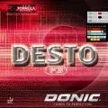 Накладка для ракетки настольного тенниса DONIC Desto F3 (Красный, Max)