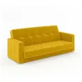 Диван-кровать Адель механизм Книжка фокус- мебельная фабрика 220х95х90 см желтый текстурный