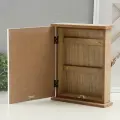 Ключница настенная Цветы полевые, дерево, 6 крючков, 20x6.4x26 см