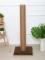 Когтеточка для кошек IvPet Столбик большой, 103*40, Джут, микровелюр, IvPetRoom, коричневый