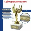 Статуэтка награда Жен. С Днём медицинского работника (17 см)