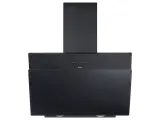 Наклонная вытяжка Evelux наклонная вытяжка, 60 см, механический контроль, черные кнопки,3 скорости работы, производительность 900 м3/ч, LED освещение, черный, металл, стекло,595х294x360 мм