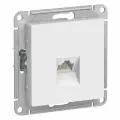 SE AtlasDesign Белый Розетка компьютерная RJ45, кат. 6A, механизм (комплект 10шт)