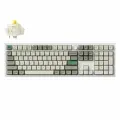 Беспроводная механическая клавиатура Keychron Q6 Max (100%) цвет Shell White, RU/EN раскладка, RGB, Hot Swap, кейкапы без подсветки, тактильные переключатели (Gateron Jupiter Banana)