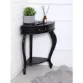 Туалетный столик консоль в прихожую Элегант (черный) консольный столик