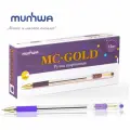 Ручка шариковая MunHwa MC Gold (0.3мм, фиолетовый цвет чернил, масляная основа) 12шт. (BMC-09)