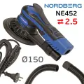 Шлифовальная машинка Nordberg NE452 (2.5мм; 150мм) бесщеточная эксцентриковая, съемный кабель тормоз подошвы