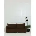 Диван раскладной двухспальный CITYHD Ницца Про кровать коричневый