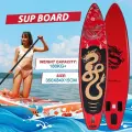Сапборд FunWater SUPFR17U, противоскользящая накладка, красный, 350 см x 84 см