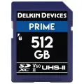 PRIME SD 512GB SDXC UHS-II (V60) (DSDPRM512) карта памяти для фотоаппарата DELKIN